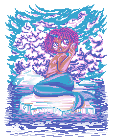 Adesivo Avulso (7x5,5cm) - Narvalzinha no Gelo - R$2,80