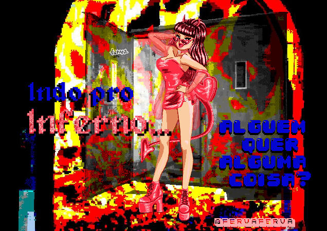 Adesivo Avulso (7,5x10,5cm) - Indo Pro Inferno - R$2,80