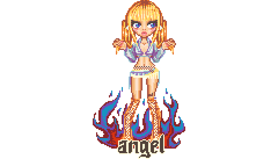 Adesivo Avulso (4,5x3cm) - Pabllo Vittar Angel - R$1,80